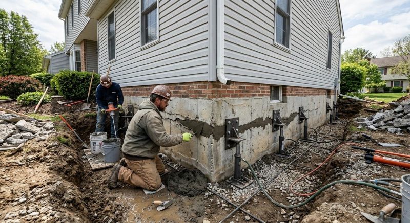 Basement Foundation Repair in Clifton Heights, PA