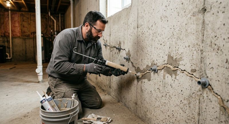 Basement Foundation Repair in Haddonfield, NJ