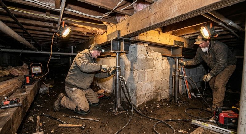Basement Foundation Repair in Perkasie, PA