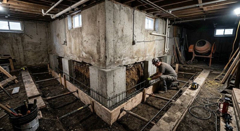Basement Underpinning in King Of Prussia, PA