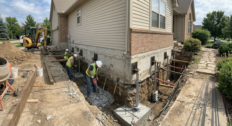 Basement Underpinning in King Of Prussia, PA