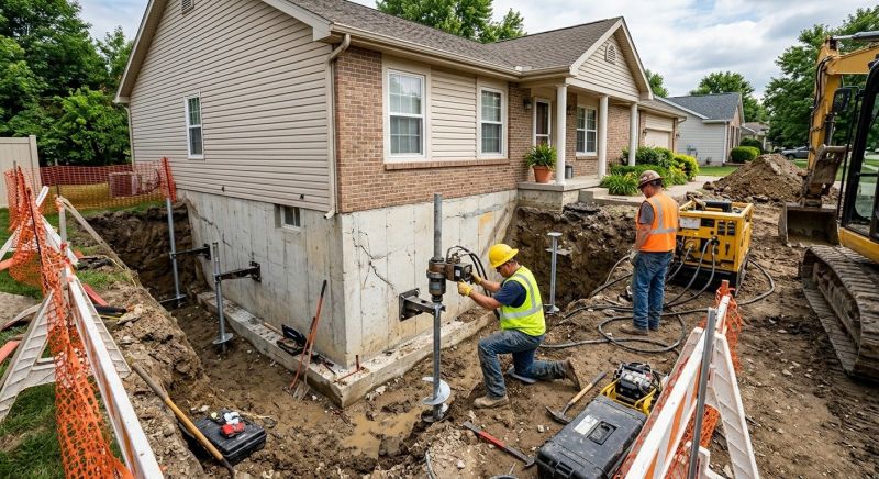 Building Foundation Repair in Haddonfield, NJ