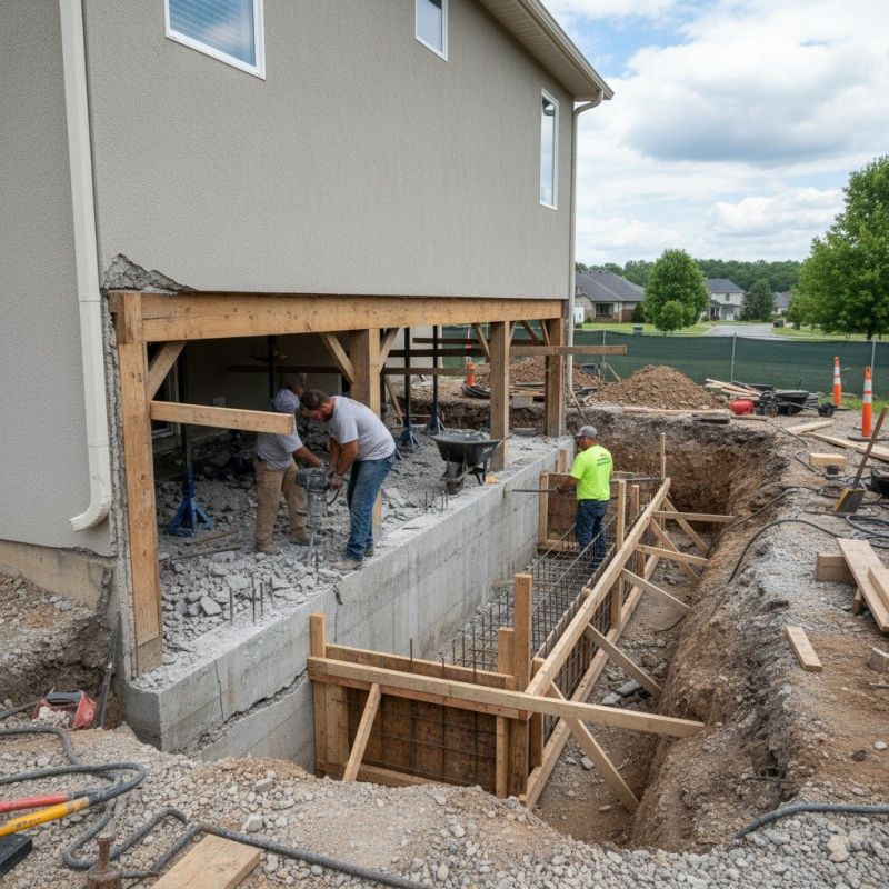 Building Foundation Repair in King Of Prussia, PA