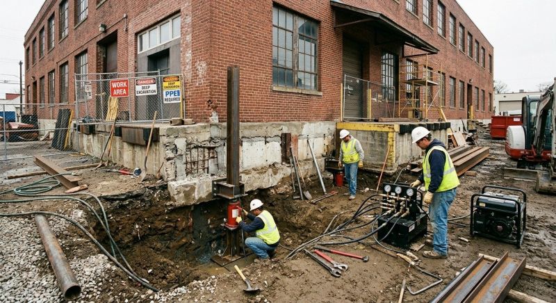 Commercial Foundation Repair in King Of Prussia, PA