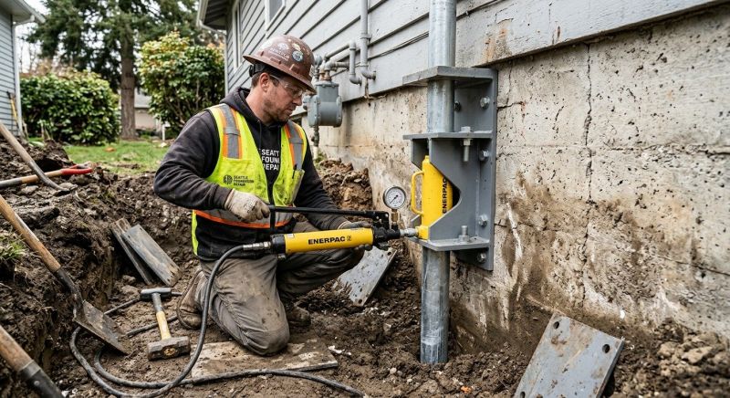 Concrete Foundation Leveling in Chalfont, PA