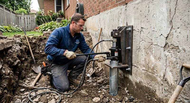 Concrete Foundation Leveling in Chalfont, PA