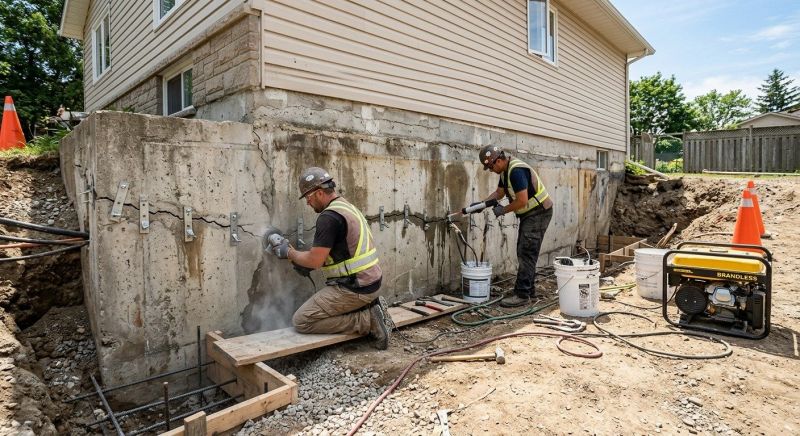 Concrete Foundation Repair in Glenside, PA