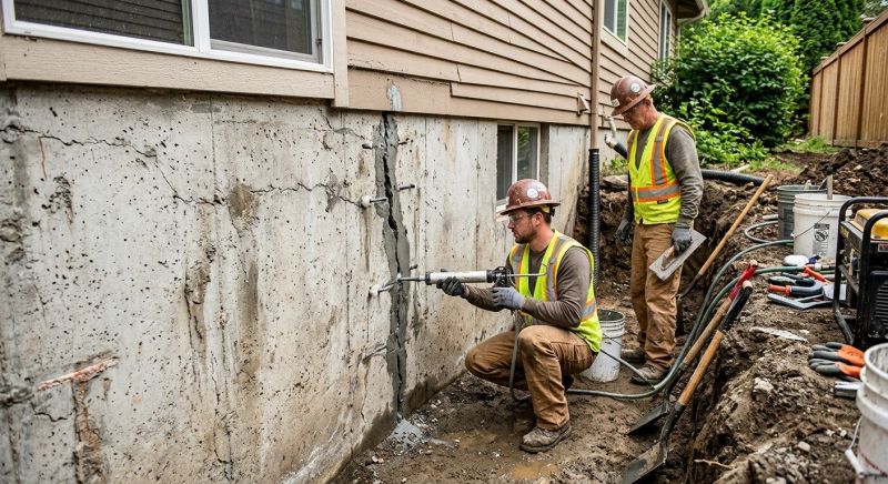 Cracked Foundation Repair in Claymont, DE