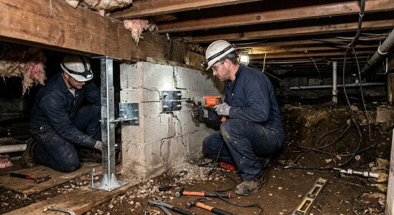 Crawlspace Foundation Repair in Gladwyne, PA