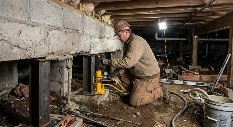 Crawlspace Foundation Repair in Glen Mills, PA