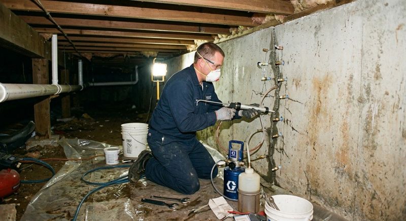 Crawlspace Foundation Repair in Malvern, PA