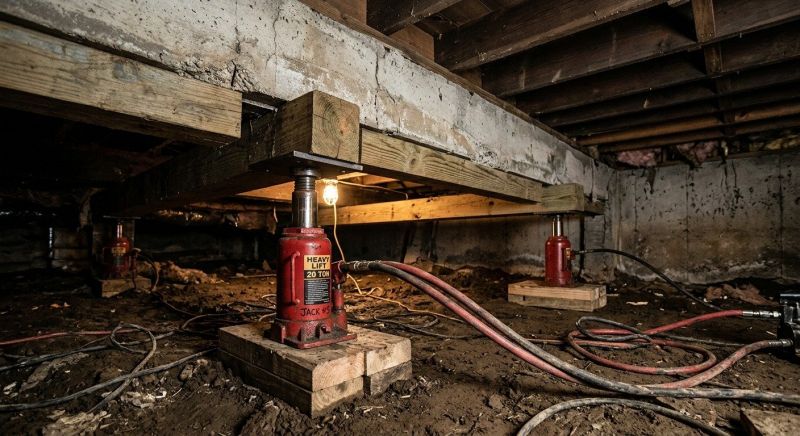 Foundation Jacking in Downingtown, PA