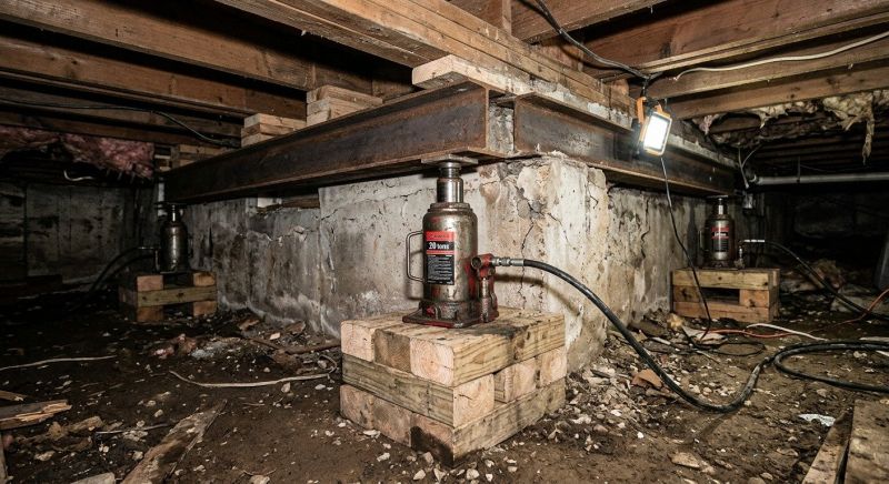 Foundation Jacking in Elkins Park, PA