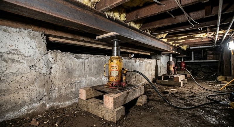 Foundation Jacking in Elverson, PA