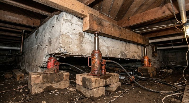Foundation Jacking in Malvern, PA