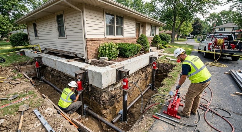 Foundation Jacking in Pennsauken, NJ