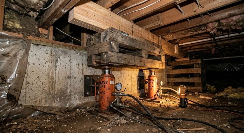 Foundation Jacking in Pennsauken, NJ