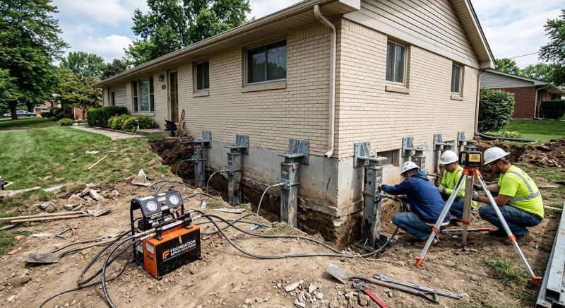 Foundation Pier Leveling in King Of Prussia, PA