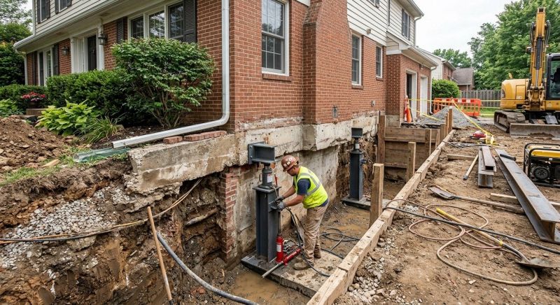 Foundation Raising in Downingtown, PA