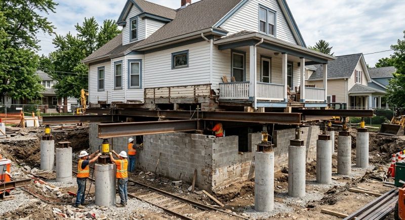 Foundation Raising in East Greenville, PA