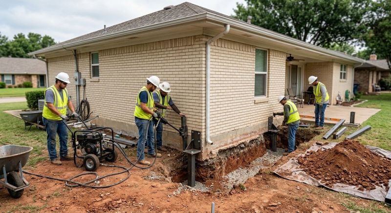 Foundation Stabilizing in Downingtown, PA