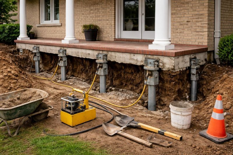 Foundation Stabilizing in Elverson, PA