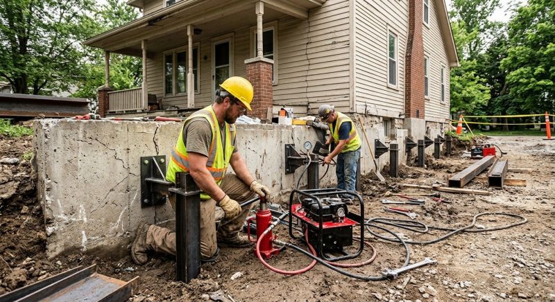 Foundation Stabilizing in Gilbertsville, PA