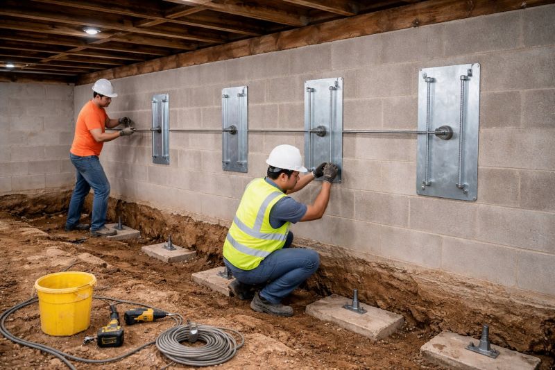 Foundation Stabilizing in Glenolden, PA