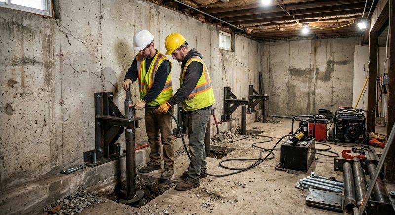 Foundation Stabilizing in Lafayette Hill, PA