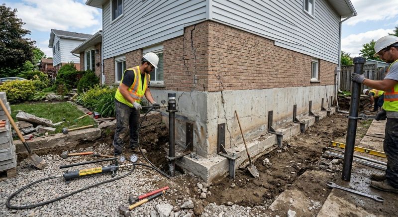 Foundation Stabilizing in Lansdale, PA