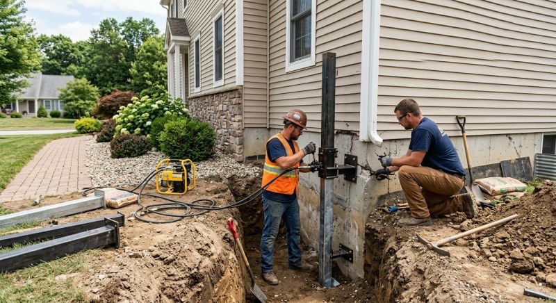 Foundation Stabilizing in Lansdowne, PA