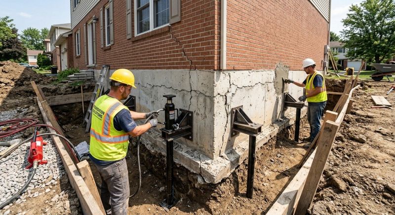 Foundation Structural Repair in Haddonfield, NJ