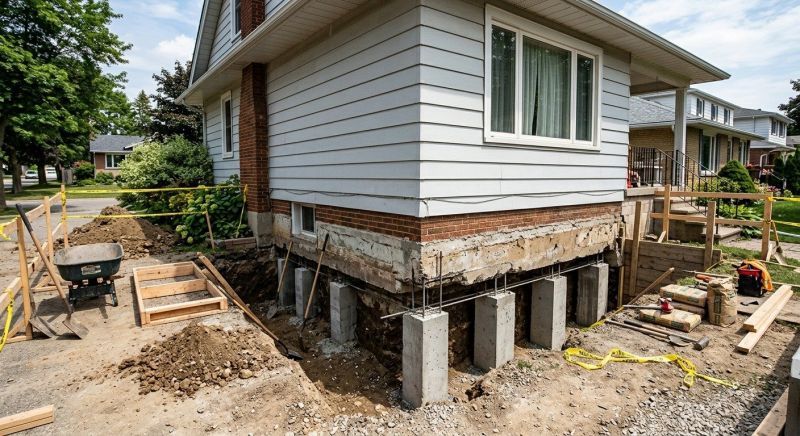 Foundation Underpinning in King Of Prussia, PA