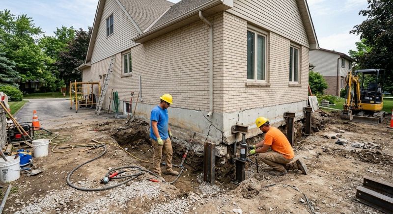 Helical Piers Installation in King Of Prussia, PA