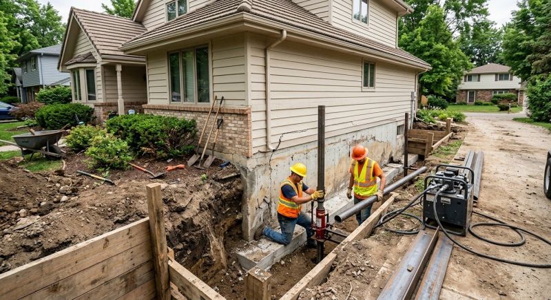 Home Foundation Repair in Gladwyne, PA
