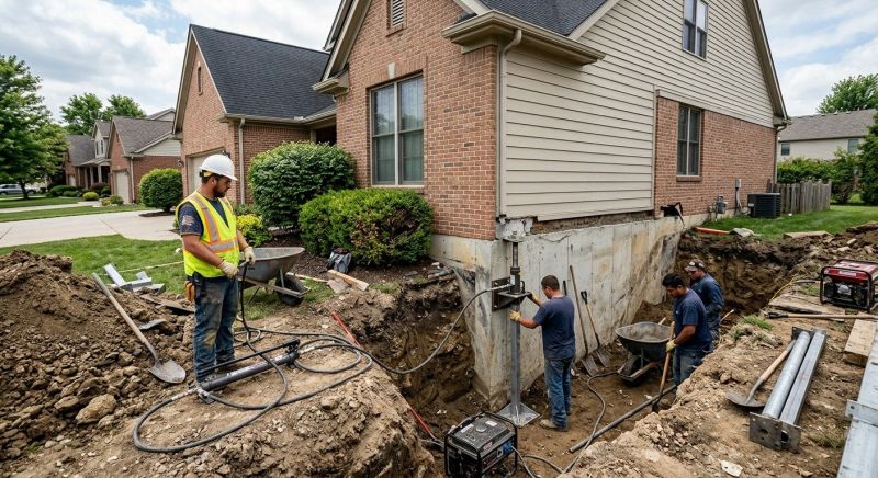 House Foundation Repair in Pottstown, PA
