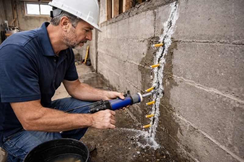 Leaking Foundation Repair in King Of Prussia, PA