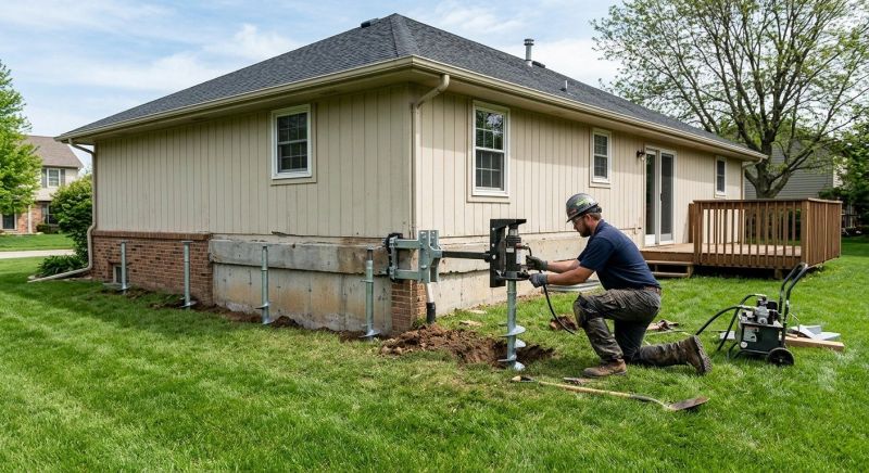 Settling Foundation Service in Aston, PA