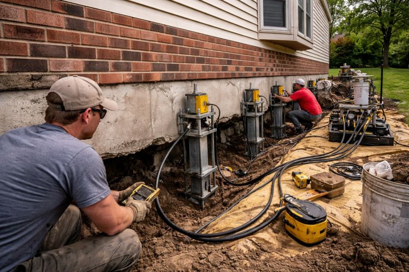 Settling Foundation Service in Bensalem, PA