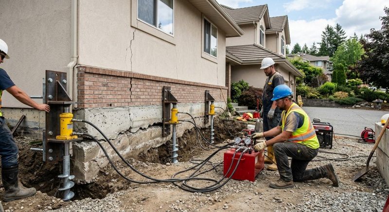 Sinking Foundation Lifting in King Of Prussia, PA