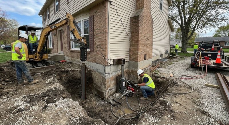 Sinking Foundation Repair in Barto, PA