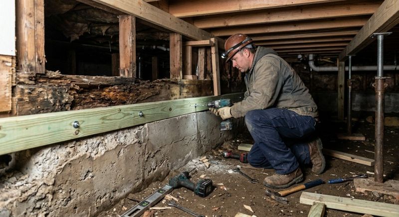 Sinking Foundation Repair in Kennett Square, PA